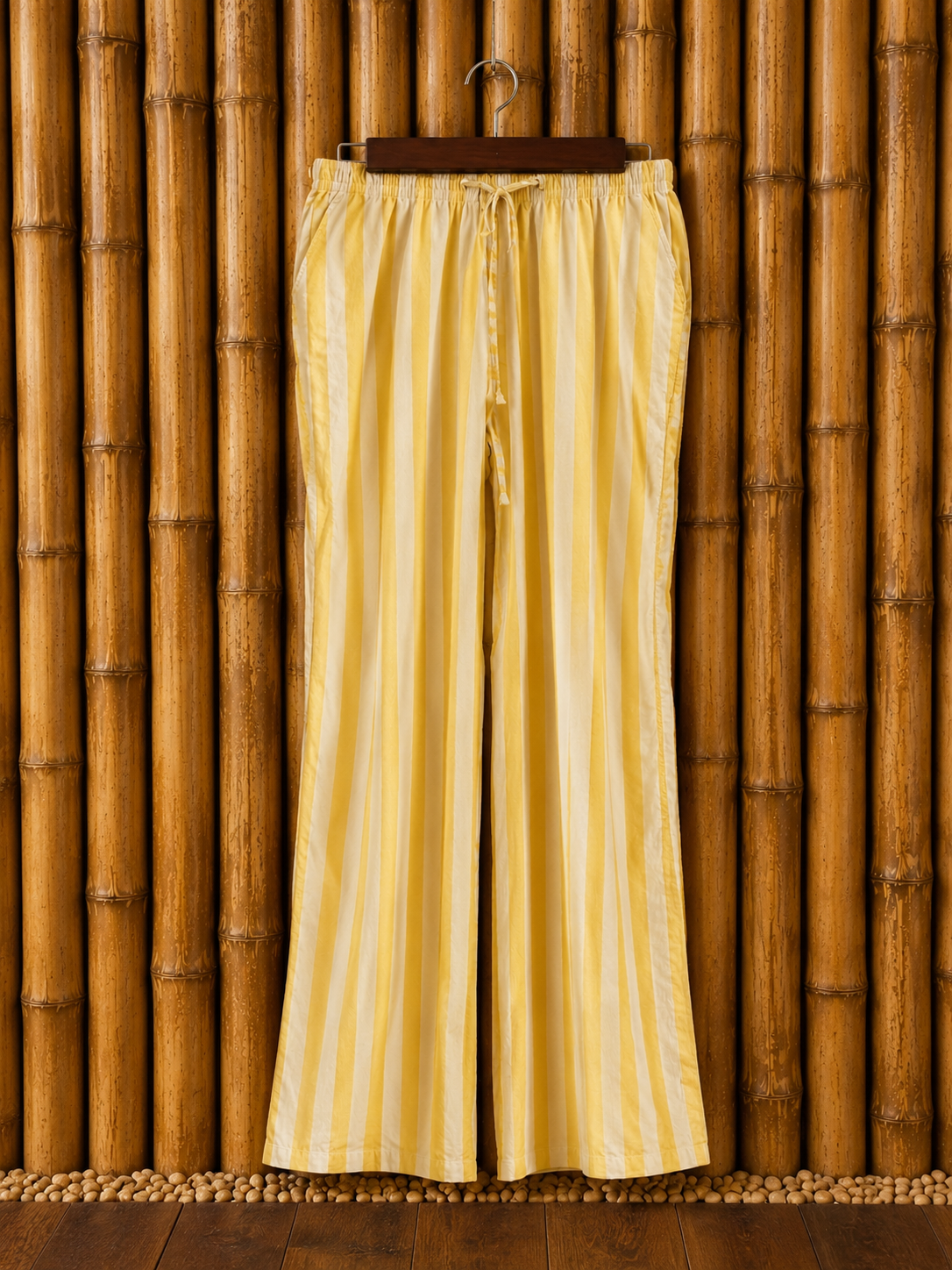 The Sunstripe Wide‑Leg Pants