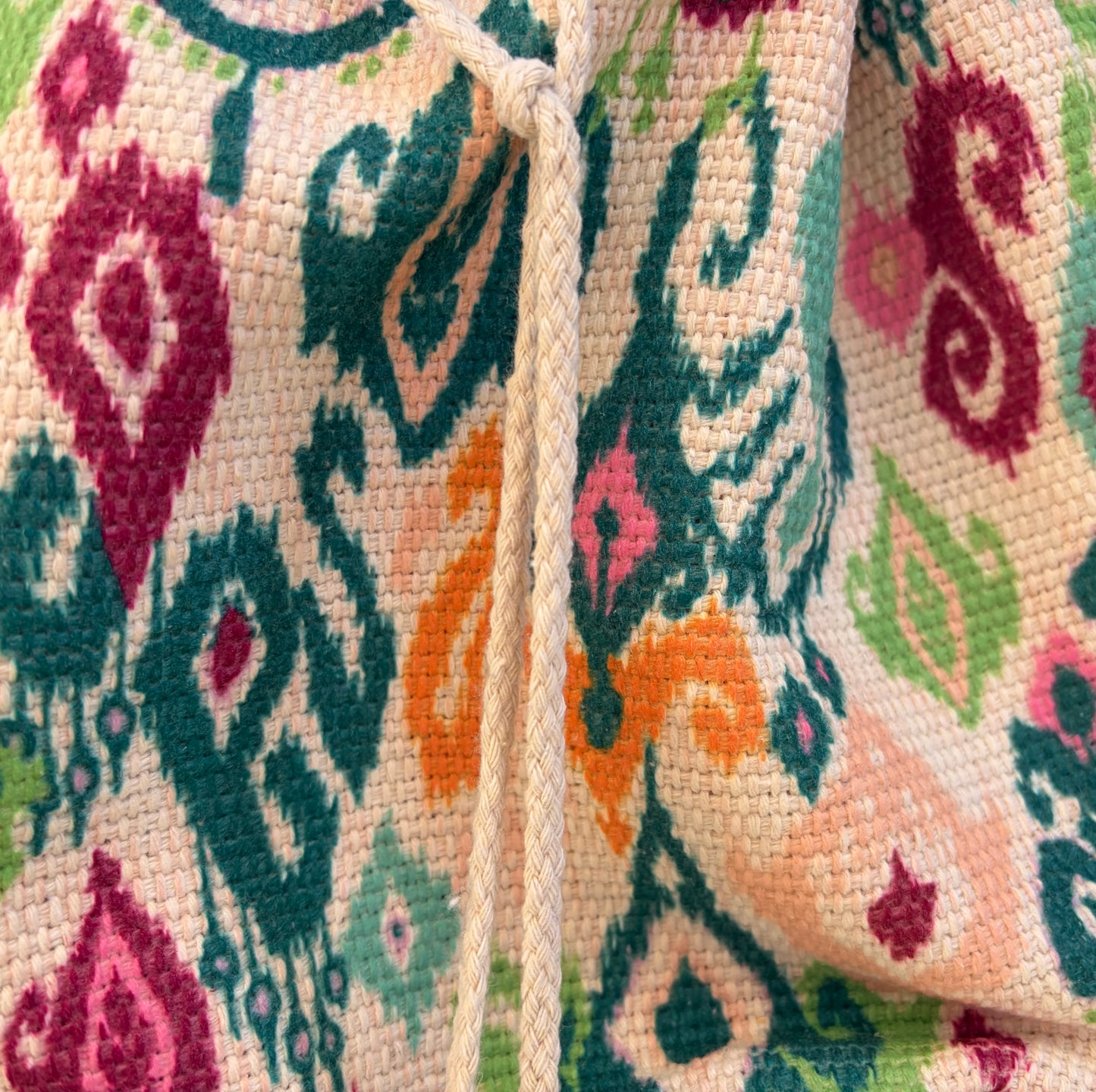 The Coral Coast Woven Bucket Bag