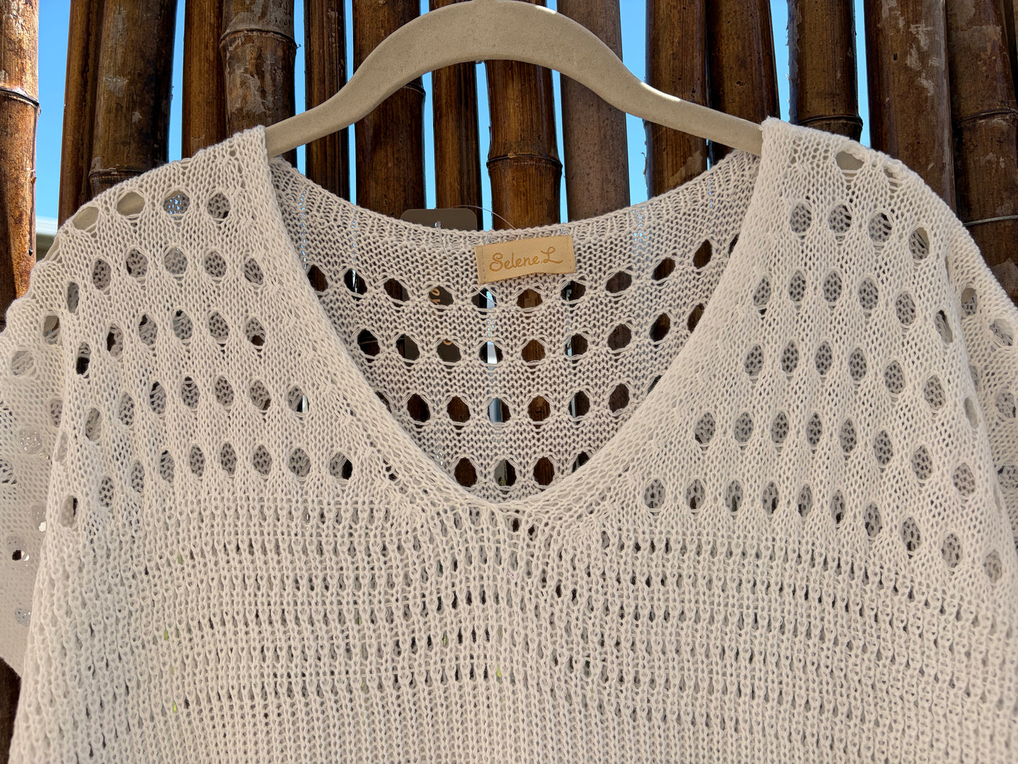 The White Sands Mesh Beach Tunic