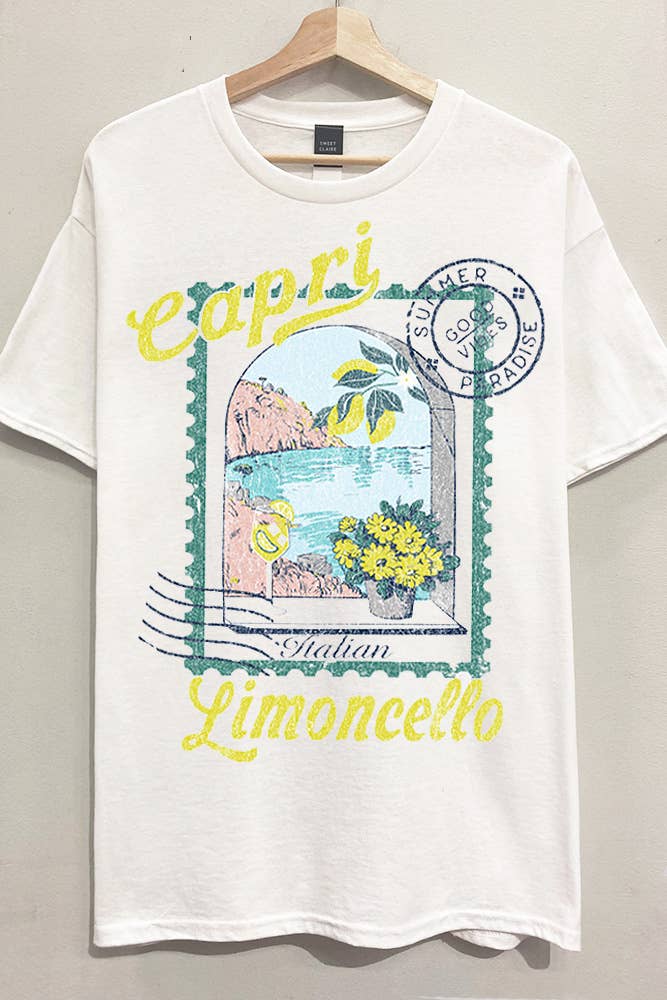 Capri Limoncello White T-Shirt