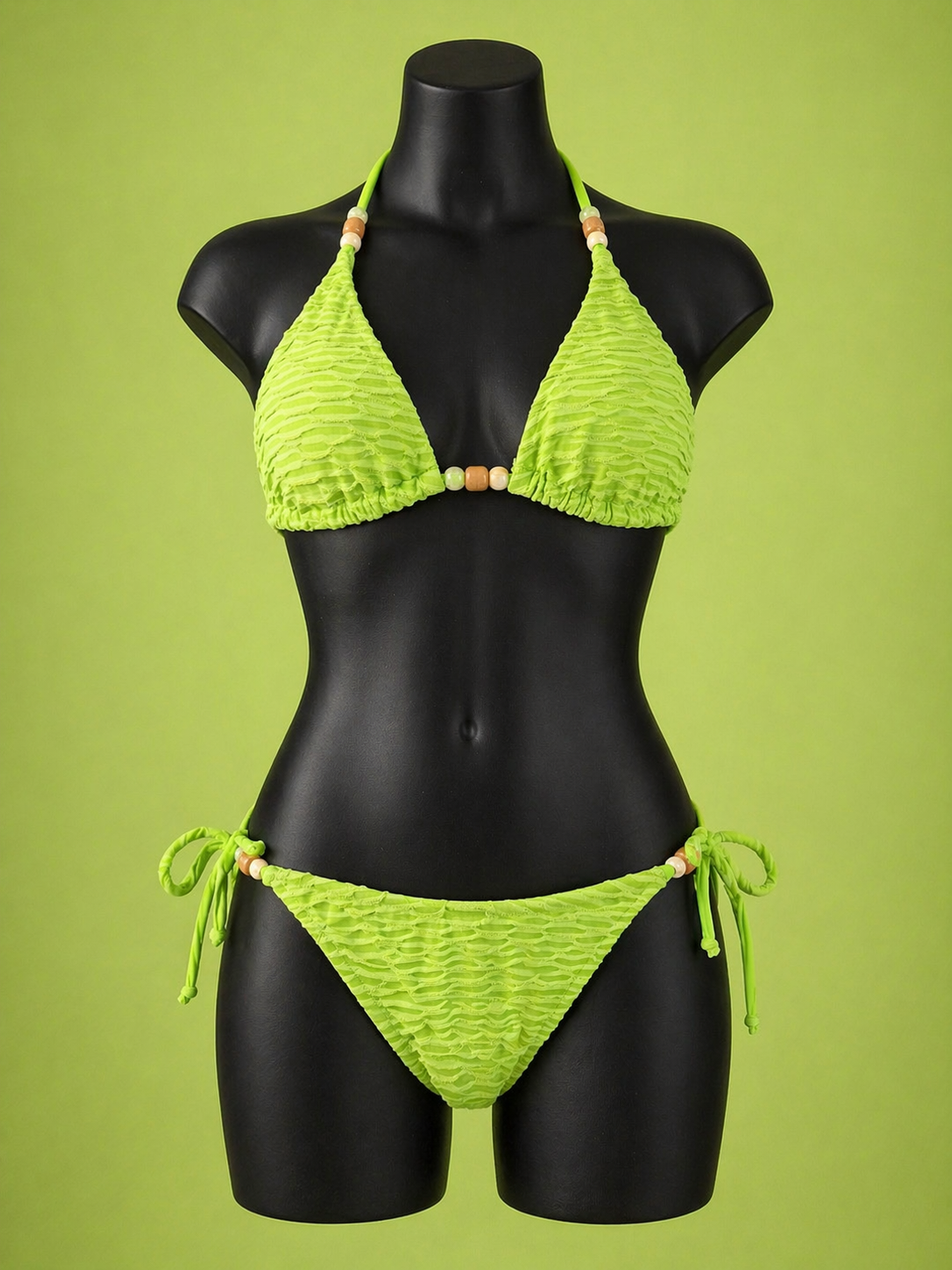 The Lime Crush Beaded Bikini