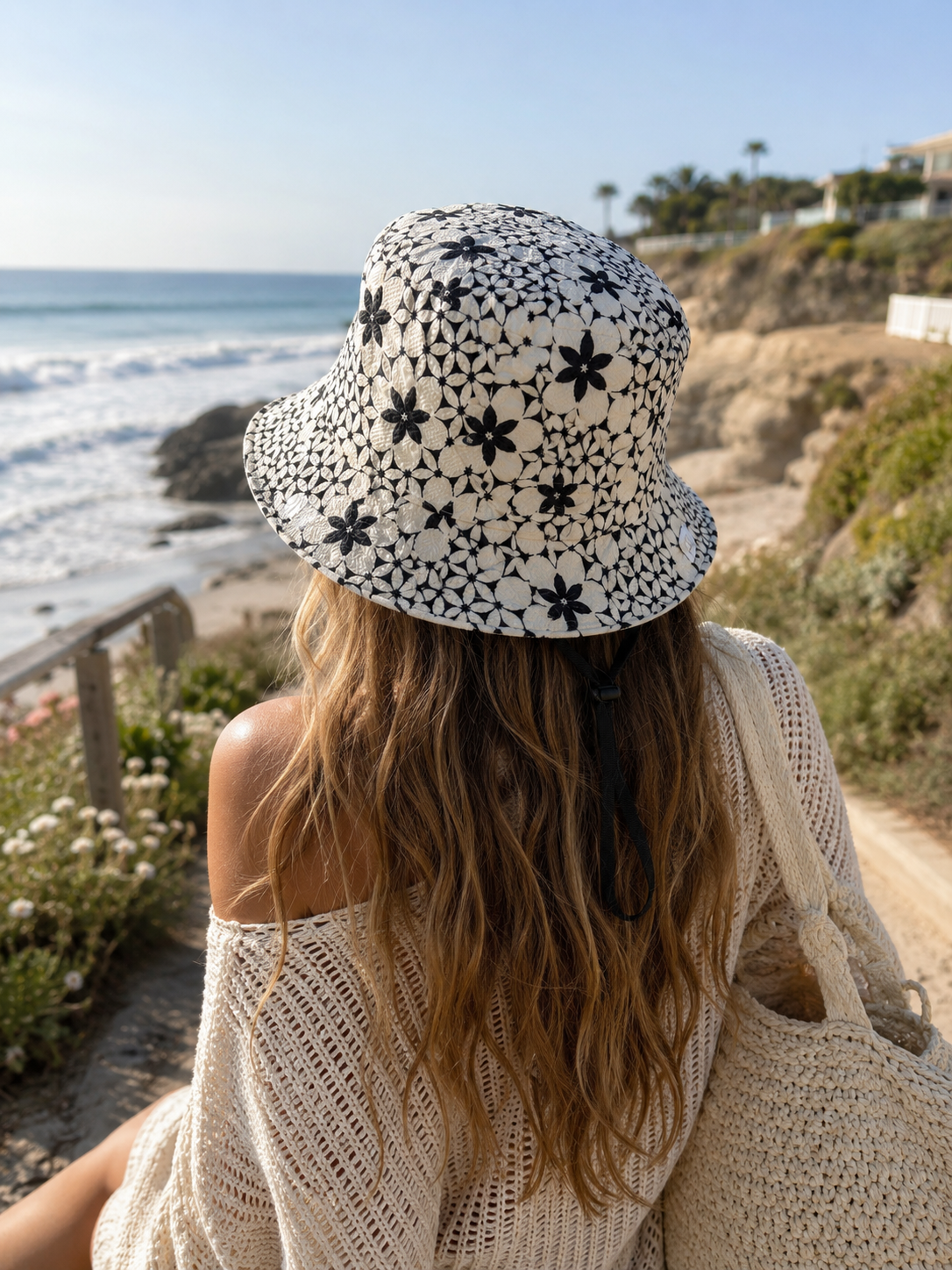 The Blackstone Petal Print Bucket