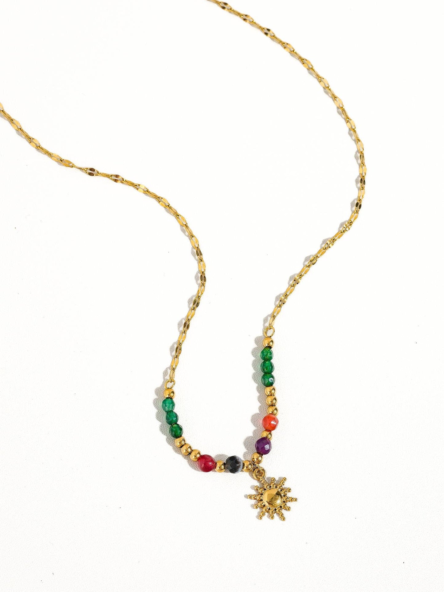 Olimpia Sun Necklace with Beads