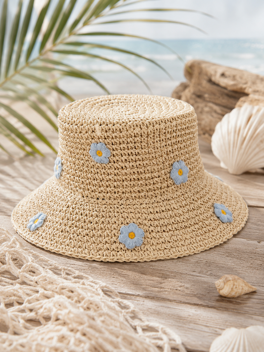 The Blue Petal Breeze Bucket Hat