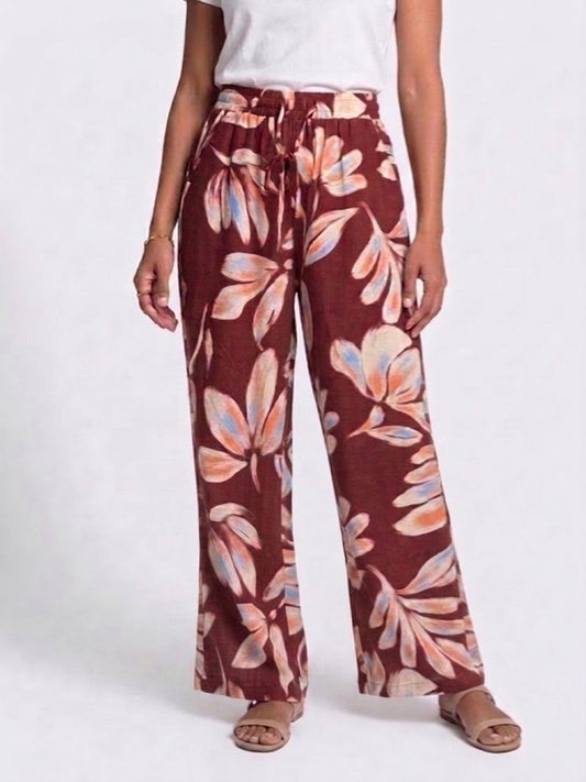 Terracotta Tropical Pant