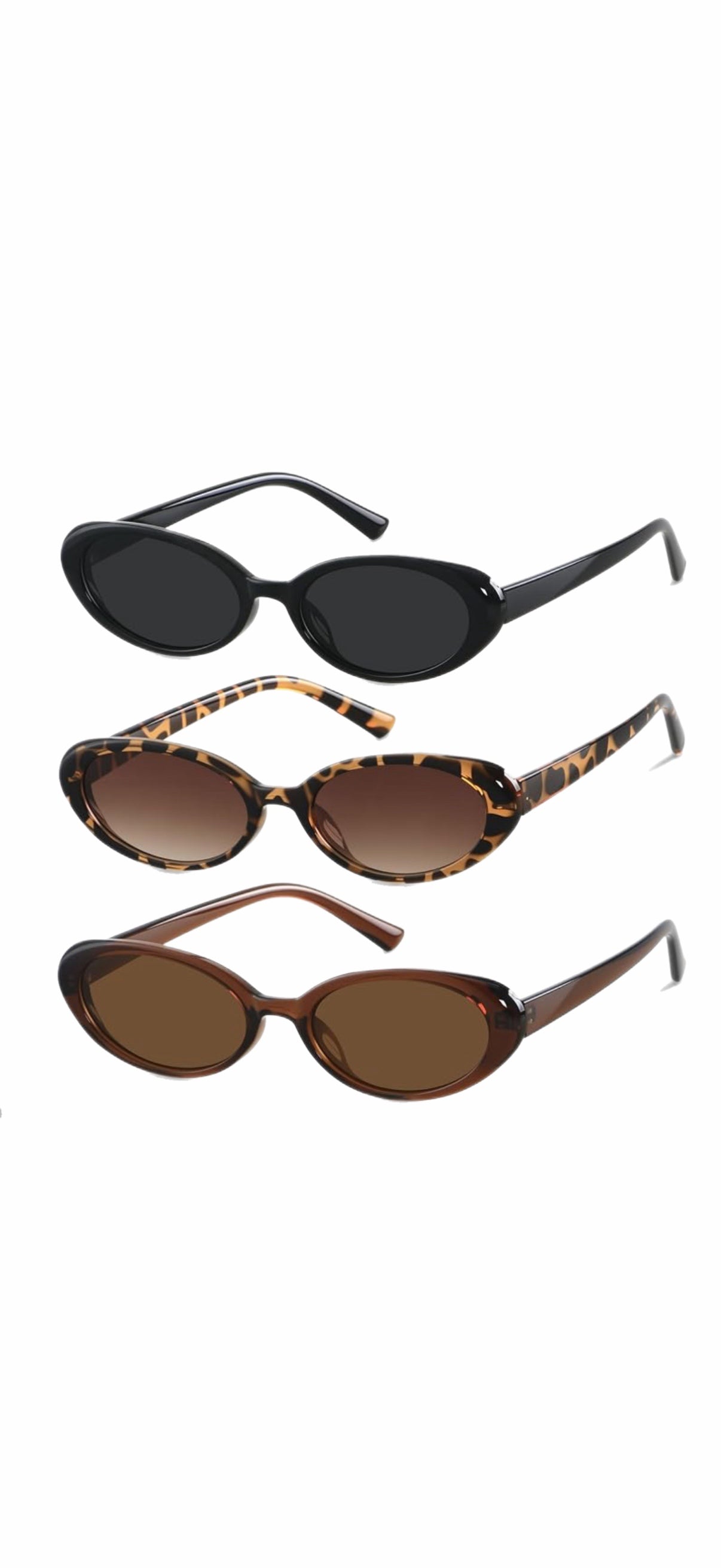 Retro Oval Sunglasses
