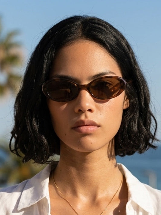Retro Oval Sunglasses