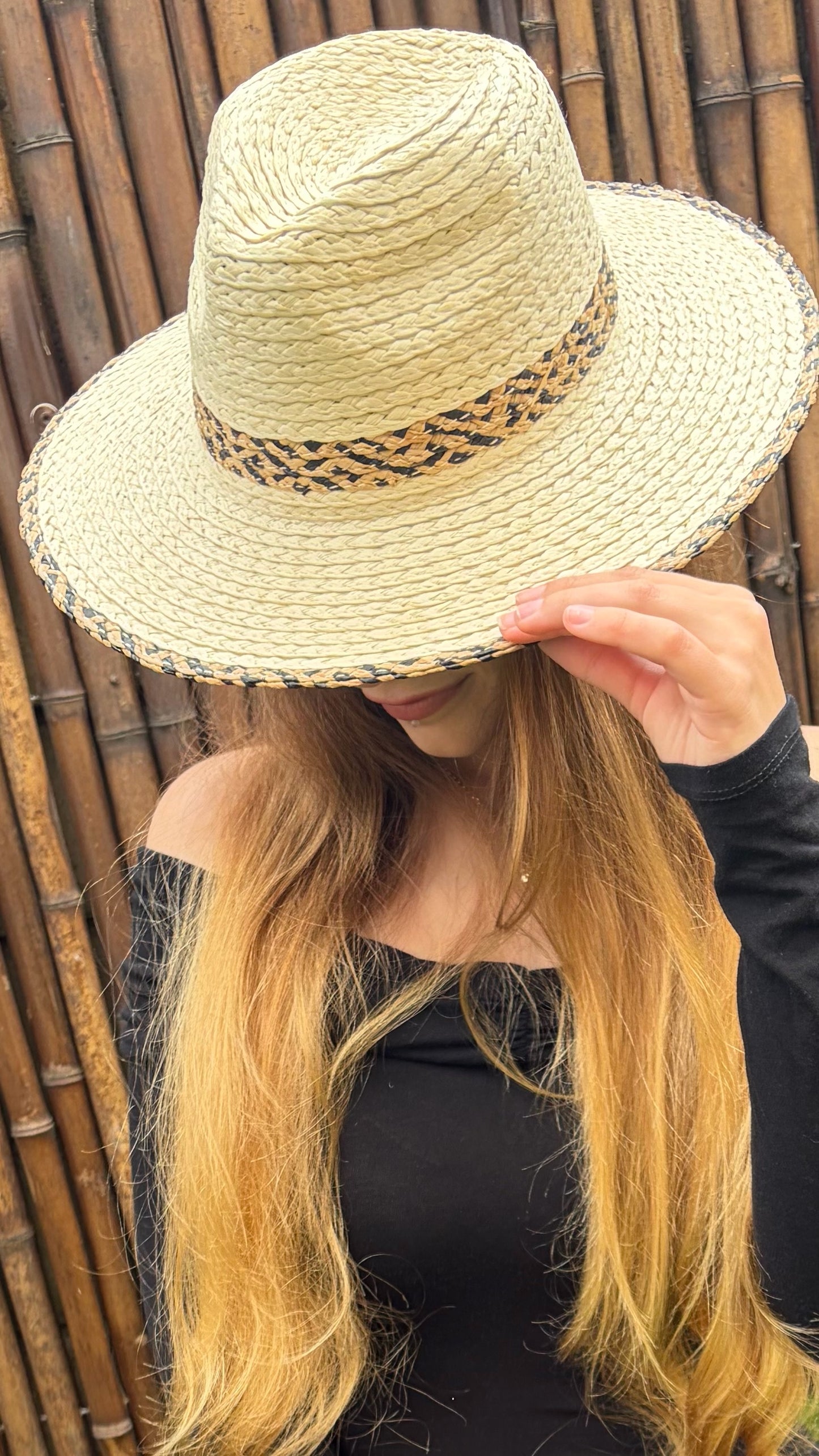Leopard Band Flatlay Hat