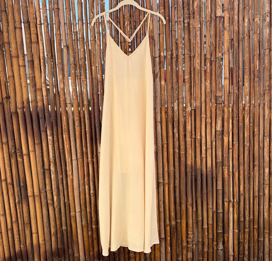 The Driftwood Beaded Back Dress