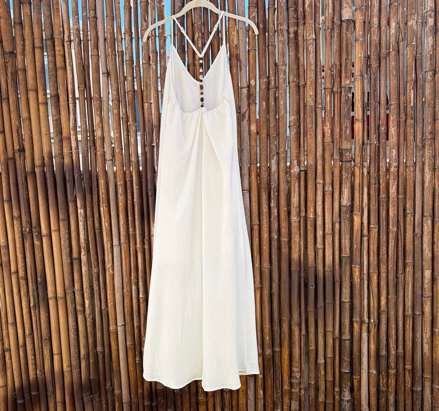 The White Sands Beaded Dress