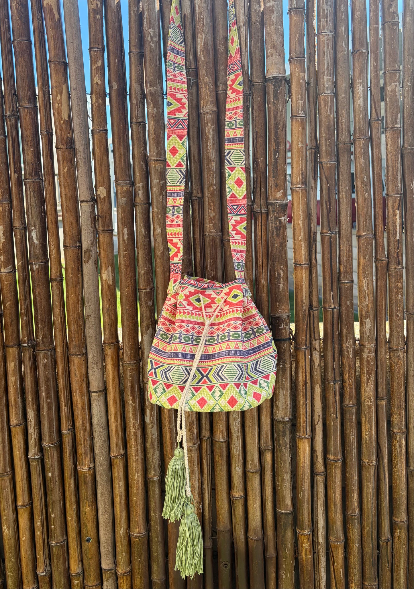 The Baja Breeze Woven Bucket Bag
