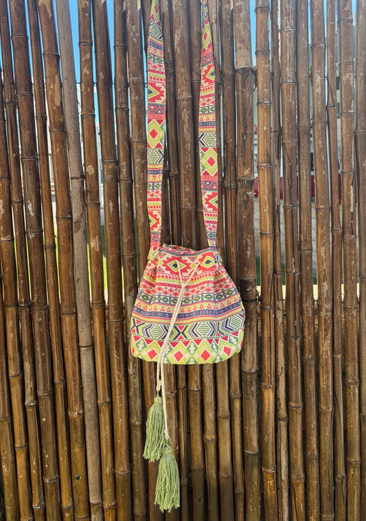 The Baja Breeze Woven Bucket Bag