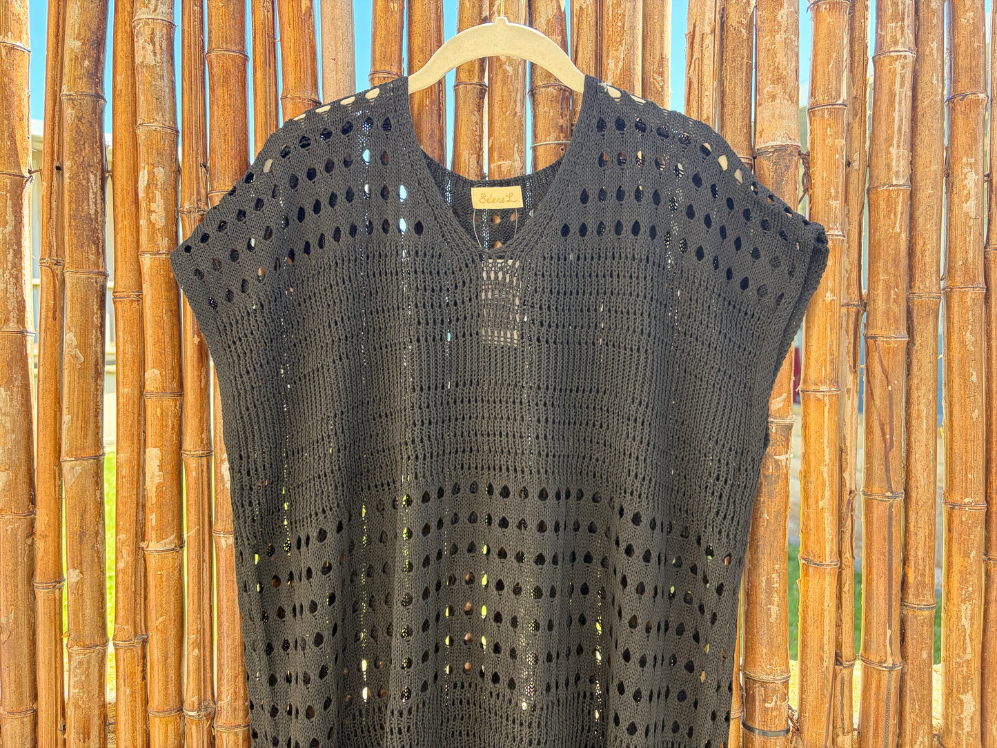 The Midnight Mesh Beach Tunic