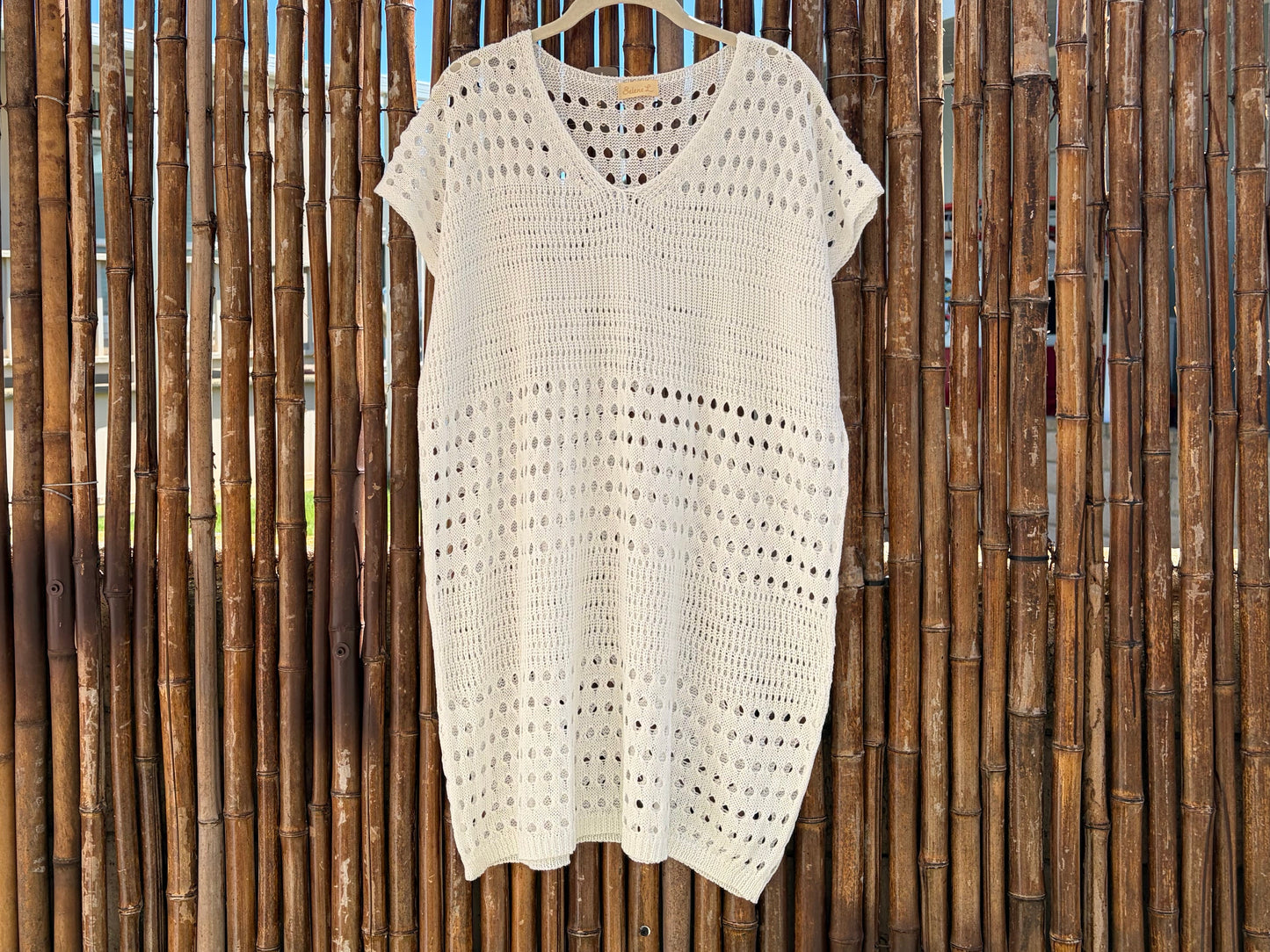 The White Sands Mesh Beach Tunic